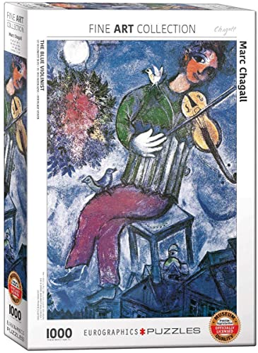 empireposter Marc Chagall - Der Blaue Geiger - 1000 Teile Puzzle Format 68x48 cm