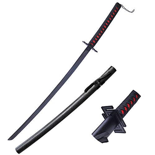 Eroberer Schmiede Anime Cosplay Prop Kurosaki Ichigo Schwarz Sky Lock Zhanyue Zhanpaku Schwarz Bend Samurai Schwert