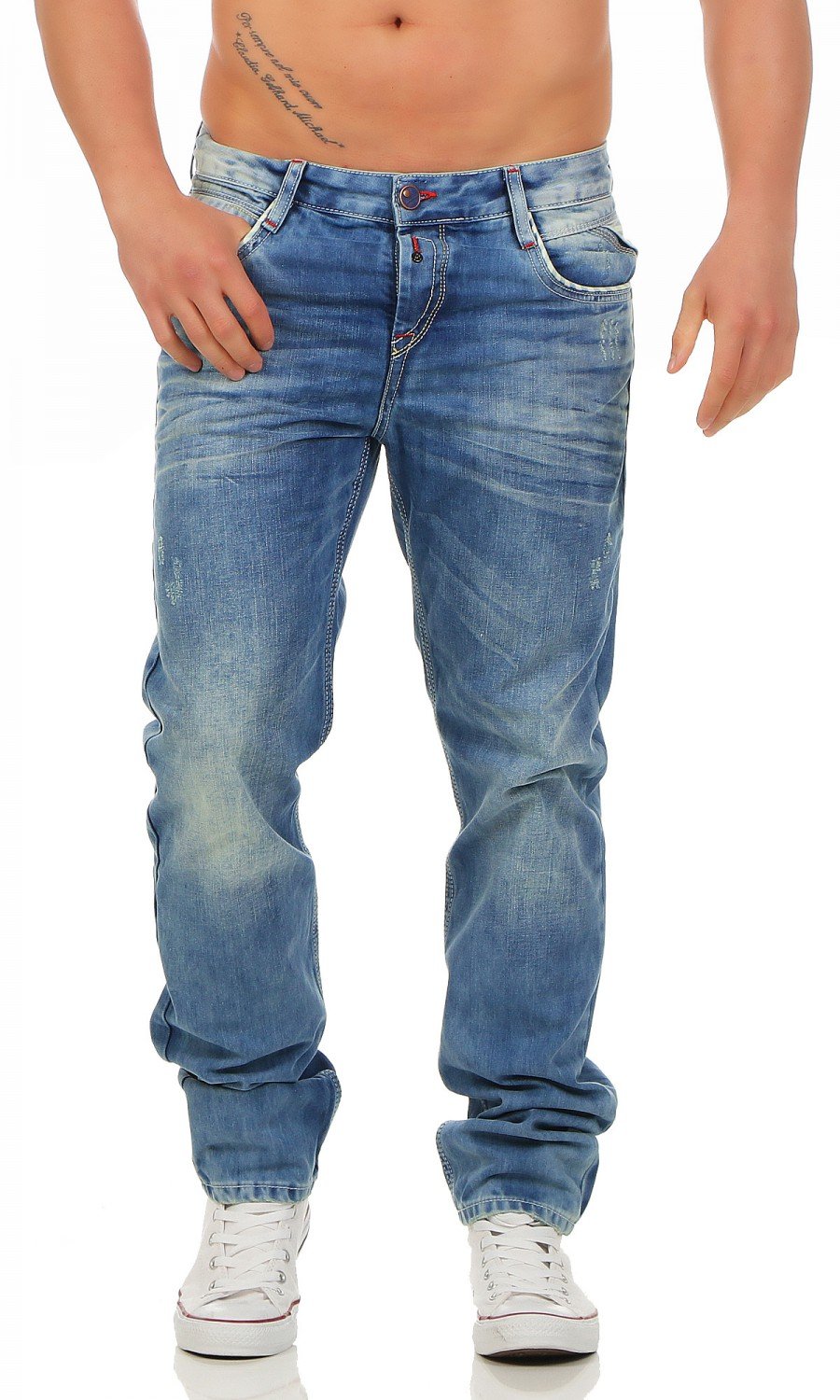 Cipo & Baxx C-1068 Regular Fit Herren Jeans, Hosengröße:W33/L32