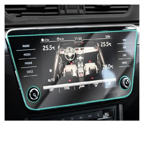 Für Skoda Für Superb 2018-2023 8 Zoll Auto GPS Navigation Schutzfolie LCD Bildschirm TPU Film Displayschutzfolie Anti-Kratzer Innenraum Navigation Schutzfolie Navigations-Displayschutz(8 Inch 1PCS,Mat