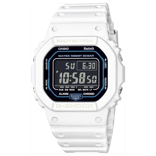 Casio G-Shock Digitaluhr Bluetooth Weiß DW-B5600SF-7ER