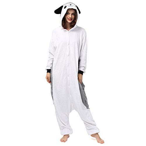 Katara 1744 (30+ Designs) Igel-KostŸm grau, Unisex Onesie/ Pyjama-QualitŠt fŸr Erwachsene & Teenager