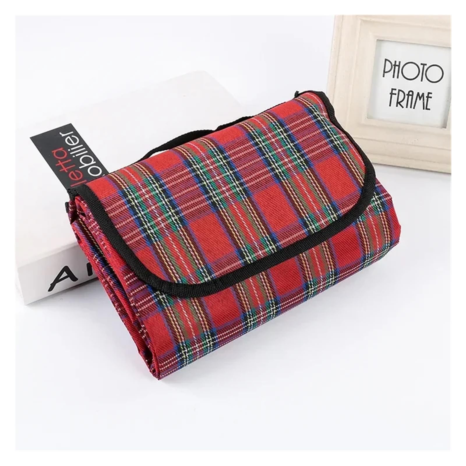 BFVAKBKYT Picknick-Reisedecke,Strand-Decke, 150x200cm Camping Matte Plaid Faltbare Camping Matratze Baby Climb Outdoor regenfest Strand for Multiplayer Picknick(Red,150x200cm)