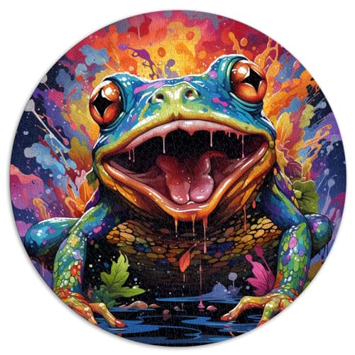 Puzzlespiel Tierfrosch 1000 Teile für Erwachsene Schwierige Puzzles 67,5 x 67,5 cm Puzzeln als Geschenk Schwierige, schwere Puzzles für Frauen und Männer