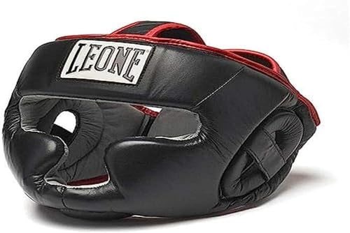 LEONE 1947 Herren Casco Full Cover Helm, Schwarz, L