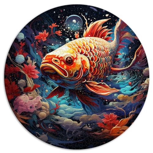 Puzzles Geschenke Spielzeug Koi 1000 Teile Puzzle für Erwachsene 67,5x67,5cm Spielspielzeug für Familienpuzzles Geschenk Schwierige, schwere Puzzles für Frauen und Männer