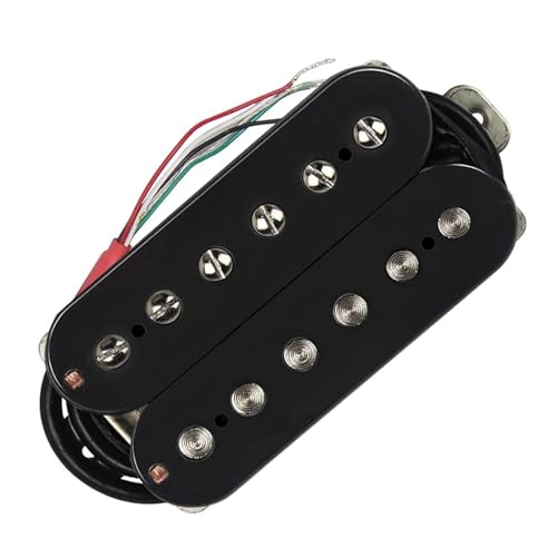 E-Gitarre Hals Humbucker Pickup Schwarz Teile Ersatz Set ABS Spule Single-Coil-Tonabnehmer