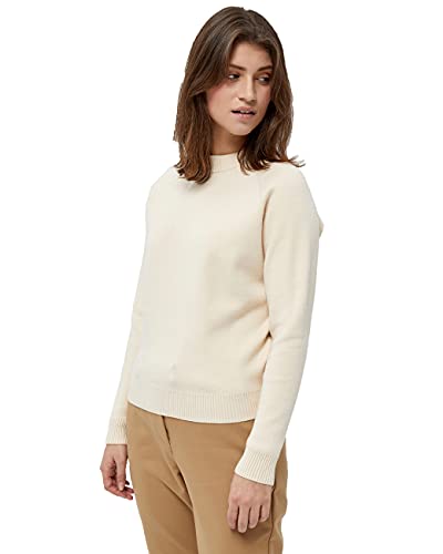 Peppercorn Rosalia Mock Neck Damen Pullover Größe XXL | Pullover Beige Damen | Strickpullover Mit Langen Ärmeln Und Stehkragen | Pullover Damen Elegant | Damenpullover Langarm