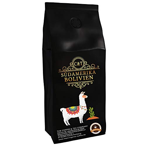 Kaffeespezialität Aus Südamerika - Bolivien, Hochlandkaffee Aus Der Nähe Der Anden (Ganze Bohne,1000 Gramm) - Länderkaffee - Spitzenkaffee - Säurearm - Schonend Und Frisch Geröstet