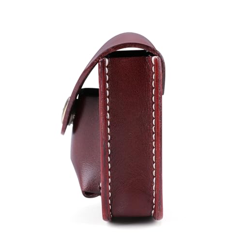 MEELYHOME Stilvolle Hüfttasche für Männer und Frauen, modische Gürteltasche, Zigarettenbeutel, modische Bauchtaschen, claret, As shown in the picture (error 1-3cm)