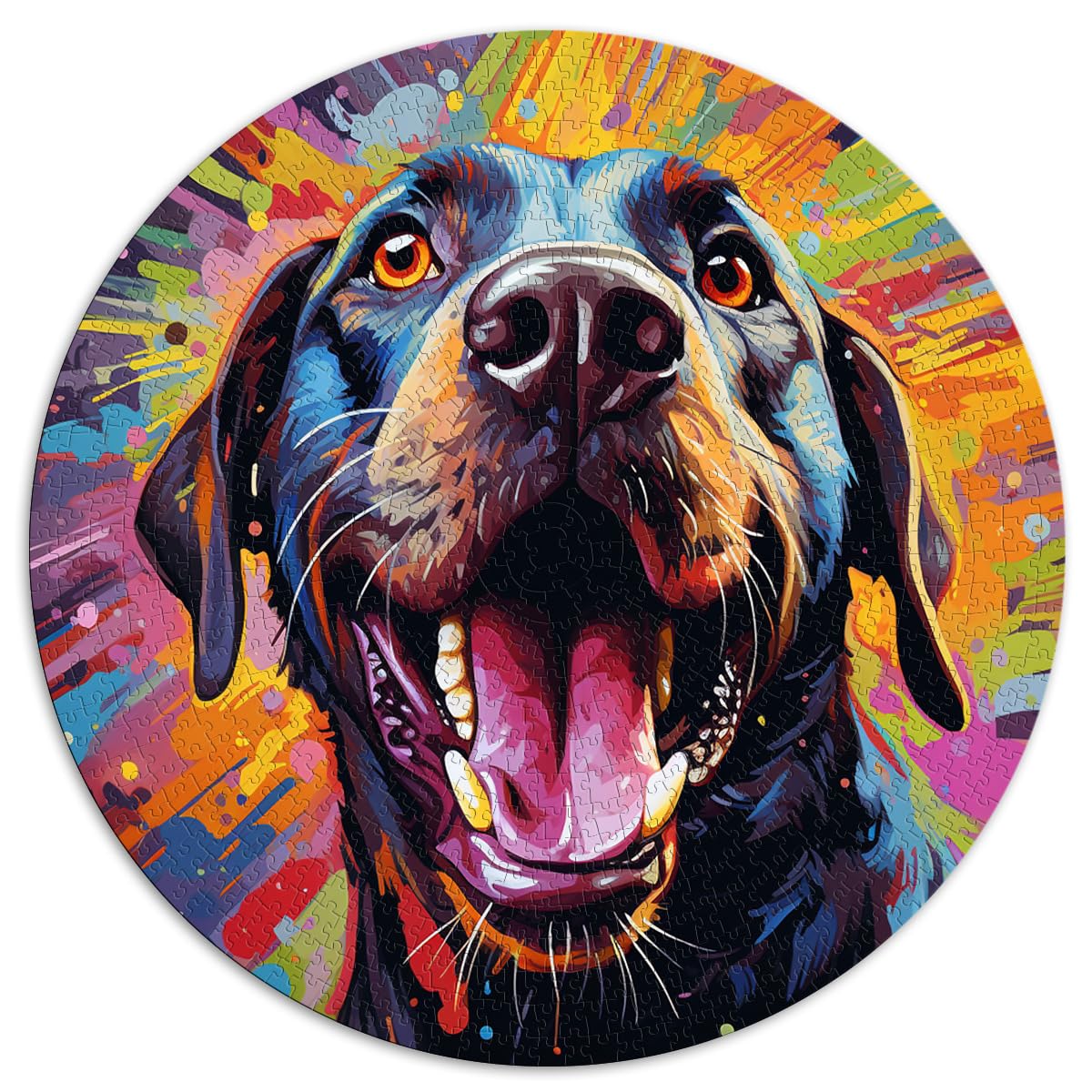 Puzzle, spanische Mastiff-Malerei für Erwachsene, Puzzle 1000 Teile, 26,5 x 26,5 Zoll, Puzzlespiel, Heimkunstdekor, Familienspiele