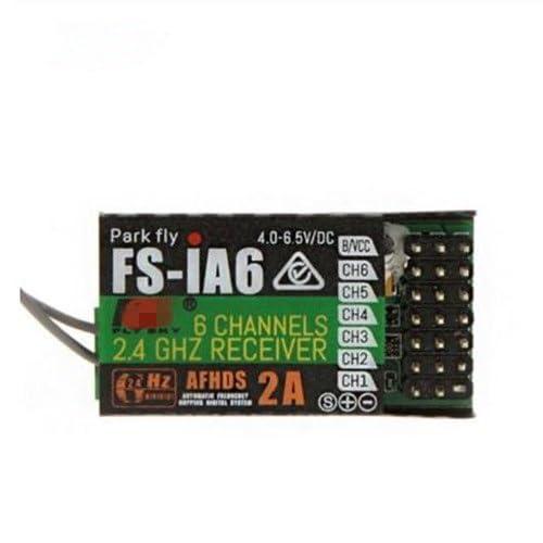 LSFWJP for Flysky FS-i6 FS I6 2,4G 6ch RC Sender Controller FS-iA6 Empfänger for RC Hubschrauber Flugzeug Quadcopter Segelflugzeug (Color : IA6 Receiver)