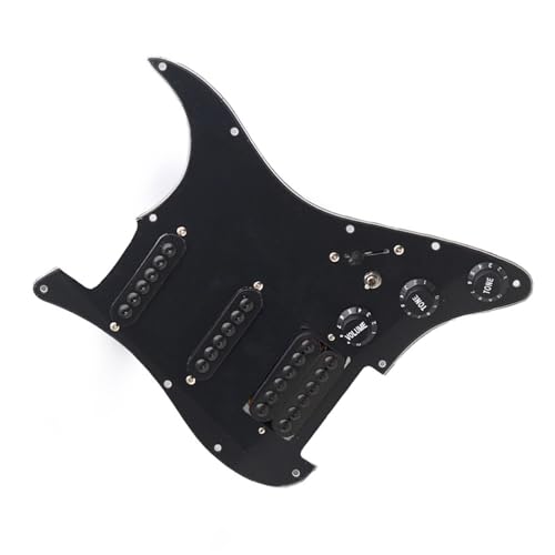 Standard-Pickguard-Tonabnehmer SSH E-Gitarren-Schlagbrett-Tonabnehmer mit sechssaitigem Regenschirm-Tonabnehmer, praktische Gitarrenteile (Color : 3/4)