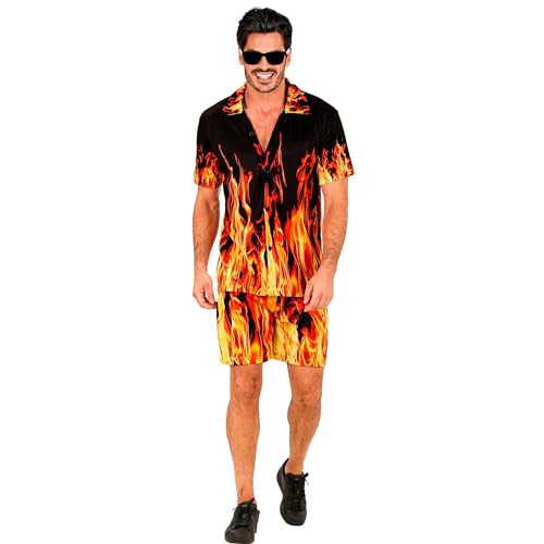 WIDMANN 10003 COSTUME UOMO XXL SUMMER PARTY FIAMME #1000