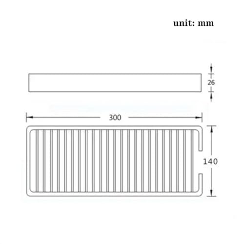 Badezimmerregal für Bad und Küche Duschregal, 11,8 Zoll, modernes, minimalistisches Duschregal aus Metall, wandmontierter Duschregal-Organizer for Innenduschen und Badezimmer, 4 Farben Duschablage(Ros