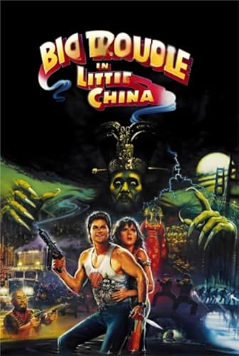 HfmQuisutron Jigsaw Puzzle 1000 Stück Komödie Film In Little China Poster Buntes Geschicklichkeitsspiel Für Die Ganze Familie Erwachsene Zw373Qv