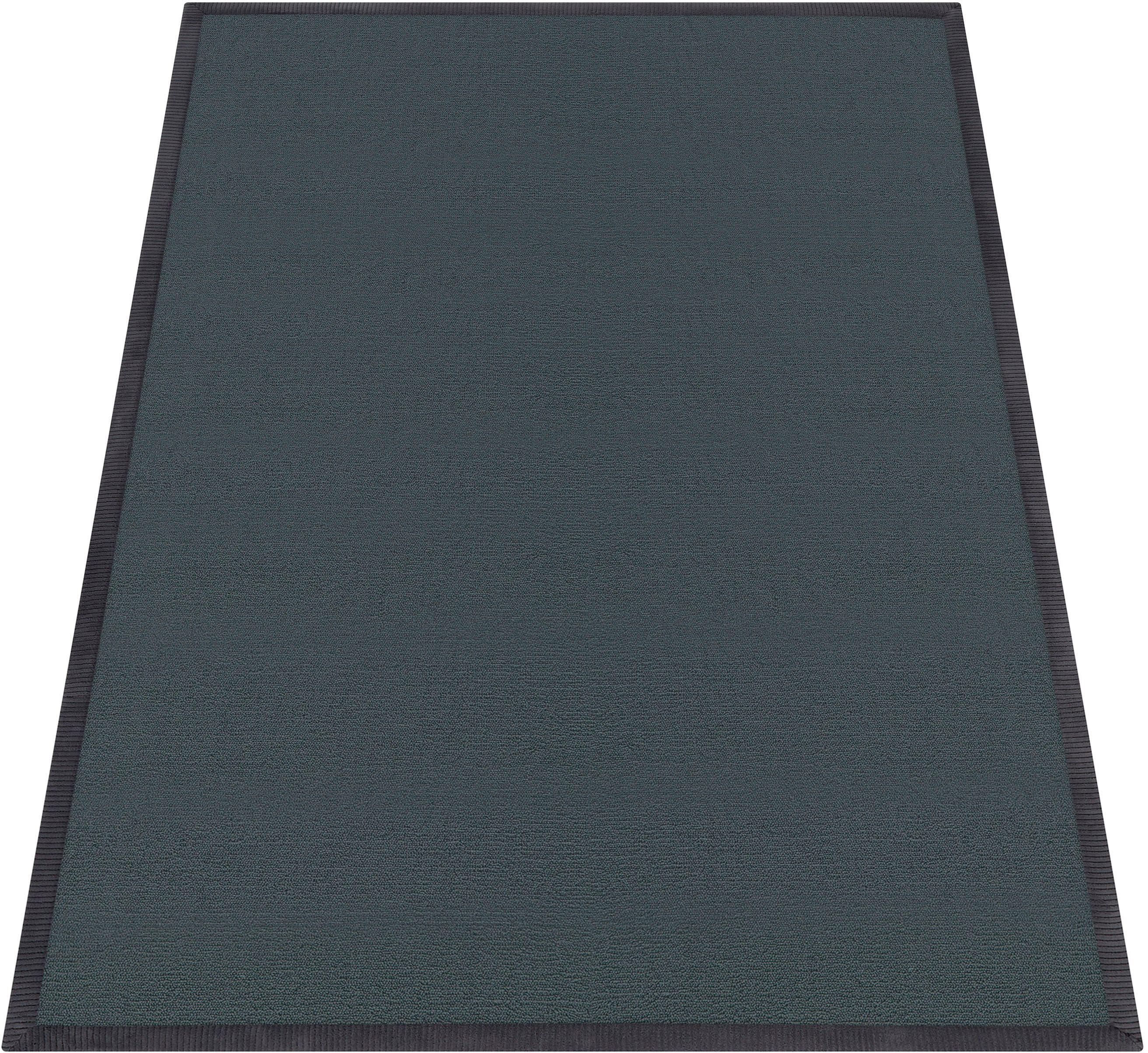 Paco Home Teppich "Tatami 475", rechteckig, Kurzflor, Uni-Farben, mit Memory Foam, waschbar