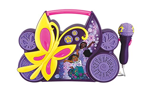 eKids Disney Encanto Sing Along Boombox mit Mikrofon und integrierter Musik