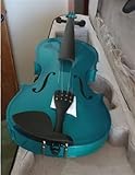 Standard Violine Violine Holz Anfänger Praxis Massivholz Geige(4/4-peacock Blue)