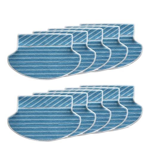 HEPA-Filter for Staubsauger, Seitenbürsten, Hauptwalzenbürste, Wischlappen, Lappen, kompatibel mit Proscenic 780T, 790T, Zubehör for Roboterstaubsauger(10PCS-01)