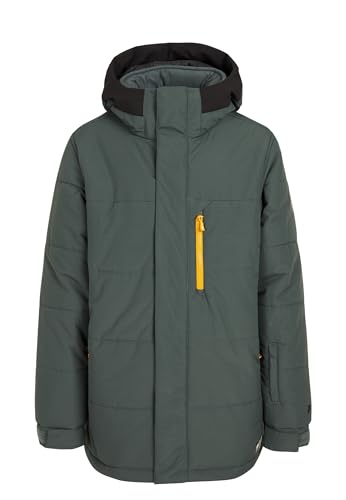 Protest Jungen Winterjacke PRTPENG JR 10K Wasserdicht Und Atmungsaktiv PFC-Frei Huntergreen 164