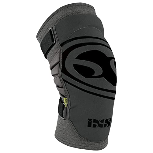 IXS Carve EVO+ Knee Guard Grey XXL Protektoren, Erwachsene, Unisex, Schwarz