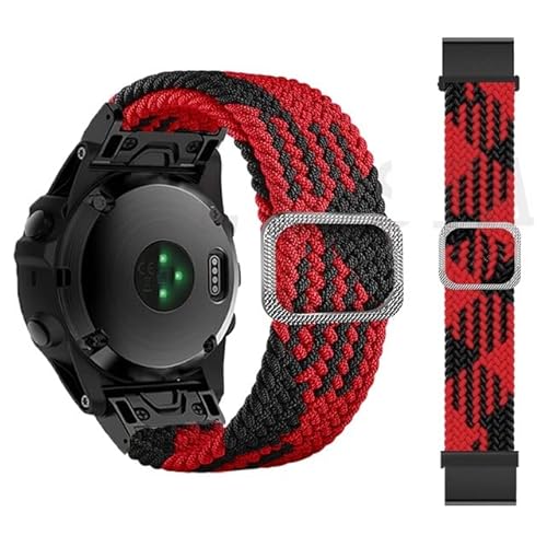 OPKDE Sport-Nylon-Armband für Garmin Fenix 6X 6 Pro 5X 5 7X 7 3HR Forerunner 935 Smart Watch, Schnellverschluss-Armband 26 mm 22 mm, 26mm Fenix 3 3HR, Achat