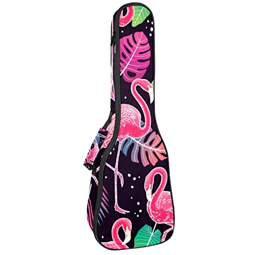 Ukulele Koffer Flamingo Ukulele Tasche 21 Zoll Wasserdicht Oxford Gig Bag Mit Tasche Für Jungen Mädchen