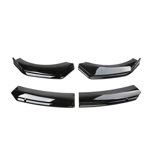 Frontspoiler Lippe Für Alfa Für Romeo Für Giulia Auto Front Stoßstange Spoiler Lippe Kinn Diffusor Splitter Air Dam Kit Protector Guard Carbon Fiber Frontstoßstange Spoiler(Gloss Black)