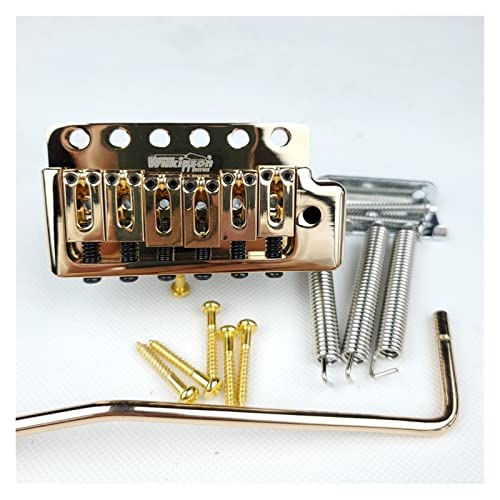 E-Gitarre fixiert 6 Schrauben Tremolo Bridge Gold Tune-o-matic Steg