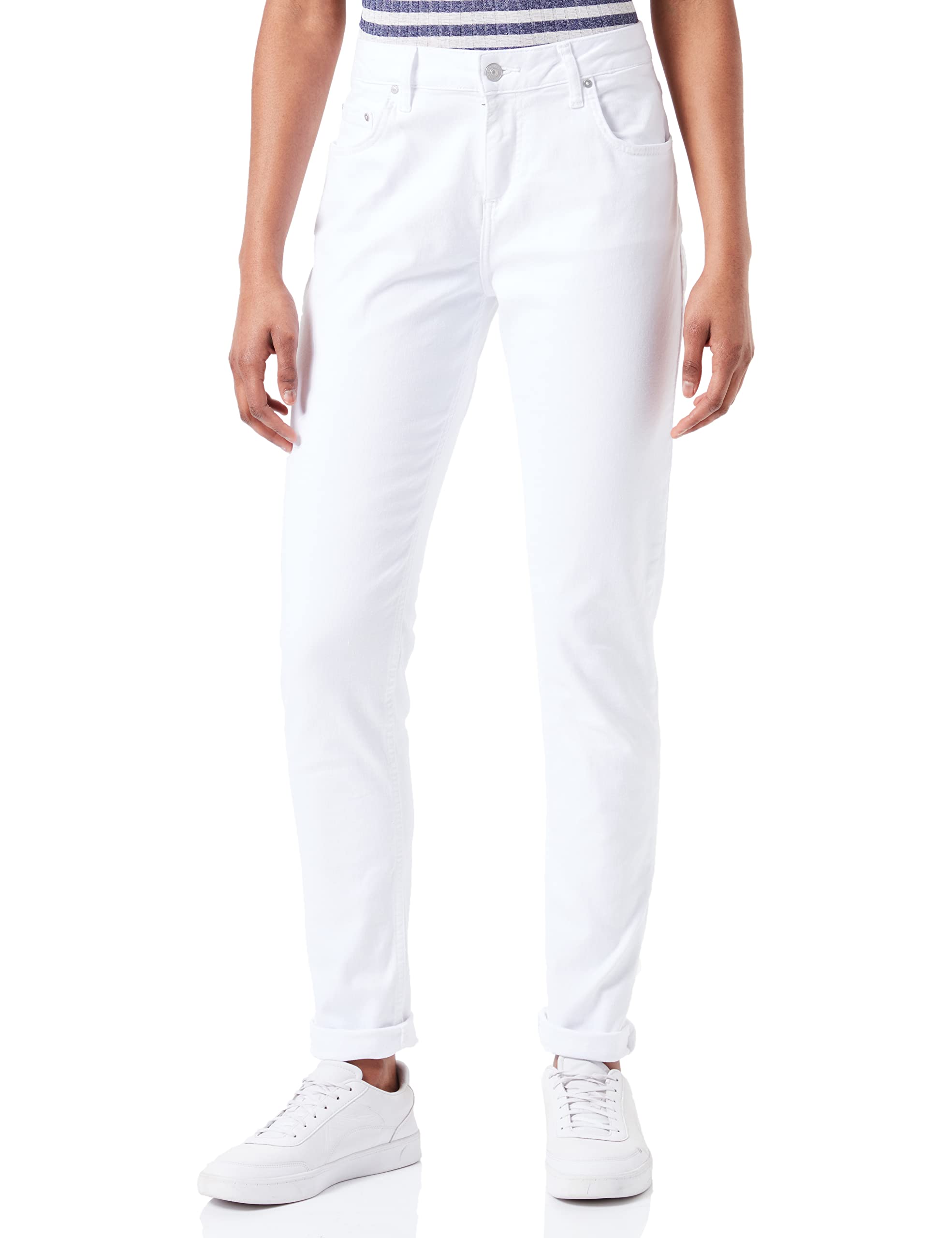 LTB Jeans Damen Mika C Jeans, White 100, 31W / 30L