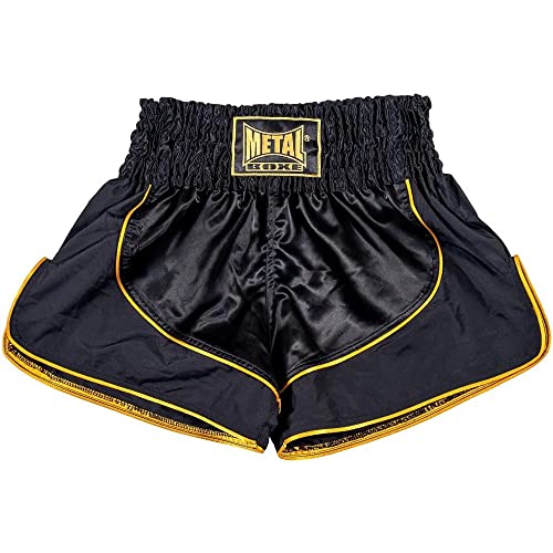 METAL BOXE Short Thaï Siam Noir/Gold M