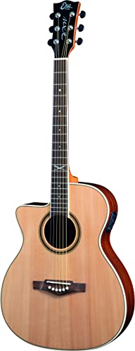 EKO GUITARS - NXT A100CE LH NATURAL Akustikgitarre Top aus Fichten, Bänder und Boden aus Linde, Griffbrett aus South American Roupana, Form Auditorium Cutaway, Farbe Natur