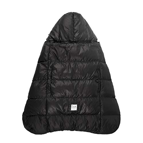 7AM Enfant - Funda para portabebés de invierno – K-Poncho 3 en 1 ajuste universal para Ergobaby 360, Babybjorn Mini, portabebés ergonómico Lillebaby, bolsa de banderines para asientos de coche y cochecitos, crece con niño