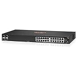 HPE Aruba 6000 24G 4SFP Switch Europe, R8N88A#ABB, schwarz