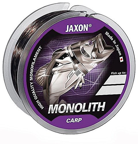 Jaxon Monolith CARP 300m/600m Angelschnur Spule Monofile Karpfen Ø 0,25-0,35mm (600m/0,30mm/18kg)