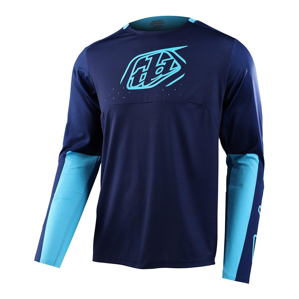 Troy Lee Designs MTB-Jersey Langarm Sprint Blau Gr. M