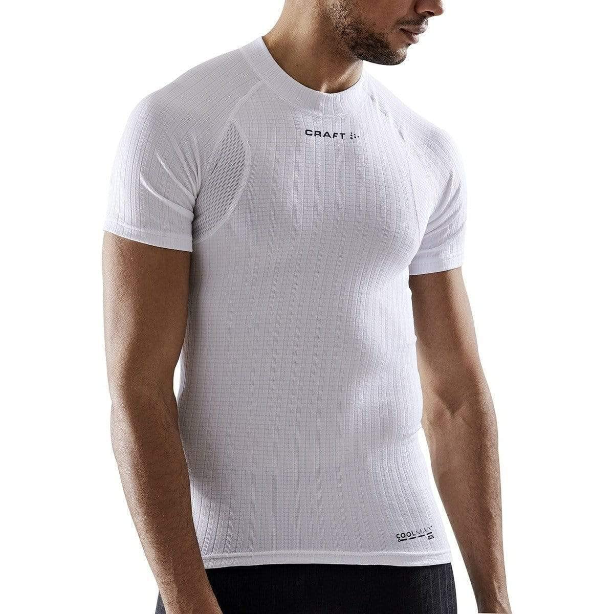 Craft Active Extreme X CN SS M Baselayer Herren XXL/Weiß/Activewear für Herren Kurzarm/Waffelstrick-Design/Temperaturmanagement/für kalte Temperaturen/recyceltes Polyester