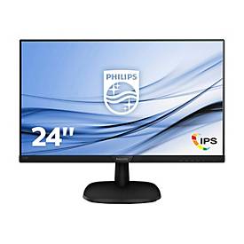 Philips V-line 243V7QDSB - LED-Monitor - 61 cm (24") (23.8" sichtbar) - 1920 x 1080 Full HD (1080p) @ 60 Hz - IPS - 250 cd/m²