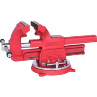 KS TOOLS Werkzeuge-Maschinen GmbH Parallel-Schraubstock mit Drehteller, 120 mm (914.0030)