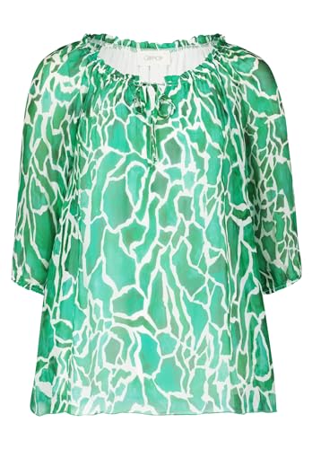 Cartoon Damen 8971/7168 Bluse, Green/White, 40