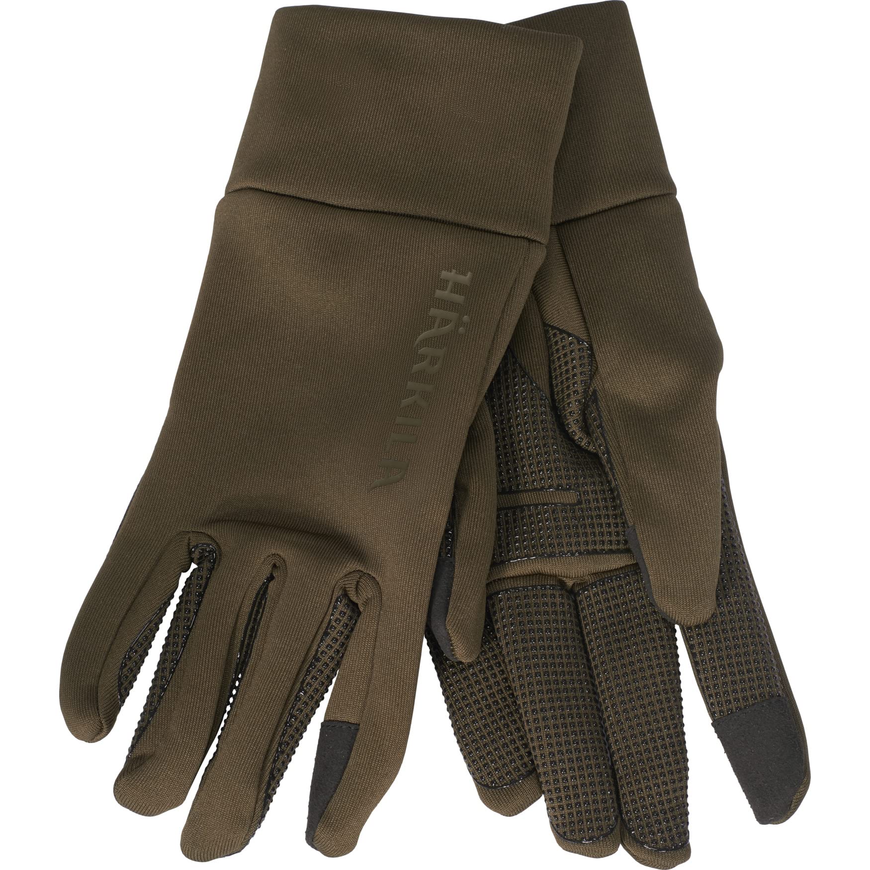 Härkila Power Stretch Handschuhe | Professionelle Jagd Kleidung & Jagd Zubehör für Herren & Damen | Skandinavische Qualität Made to Last | Willow Green, M