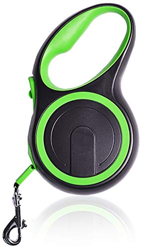 DHGTEP Haltbare Leine für Große Hunde Langes Starkes Nylon Einziehbare Große Hund Gassi Gehen Leinen Automatisch Ausziehbare Hundeleine Seil (Color : Green, Size : 8m/50KG)