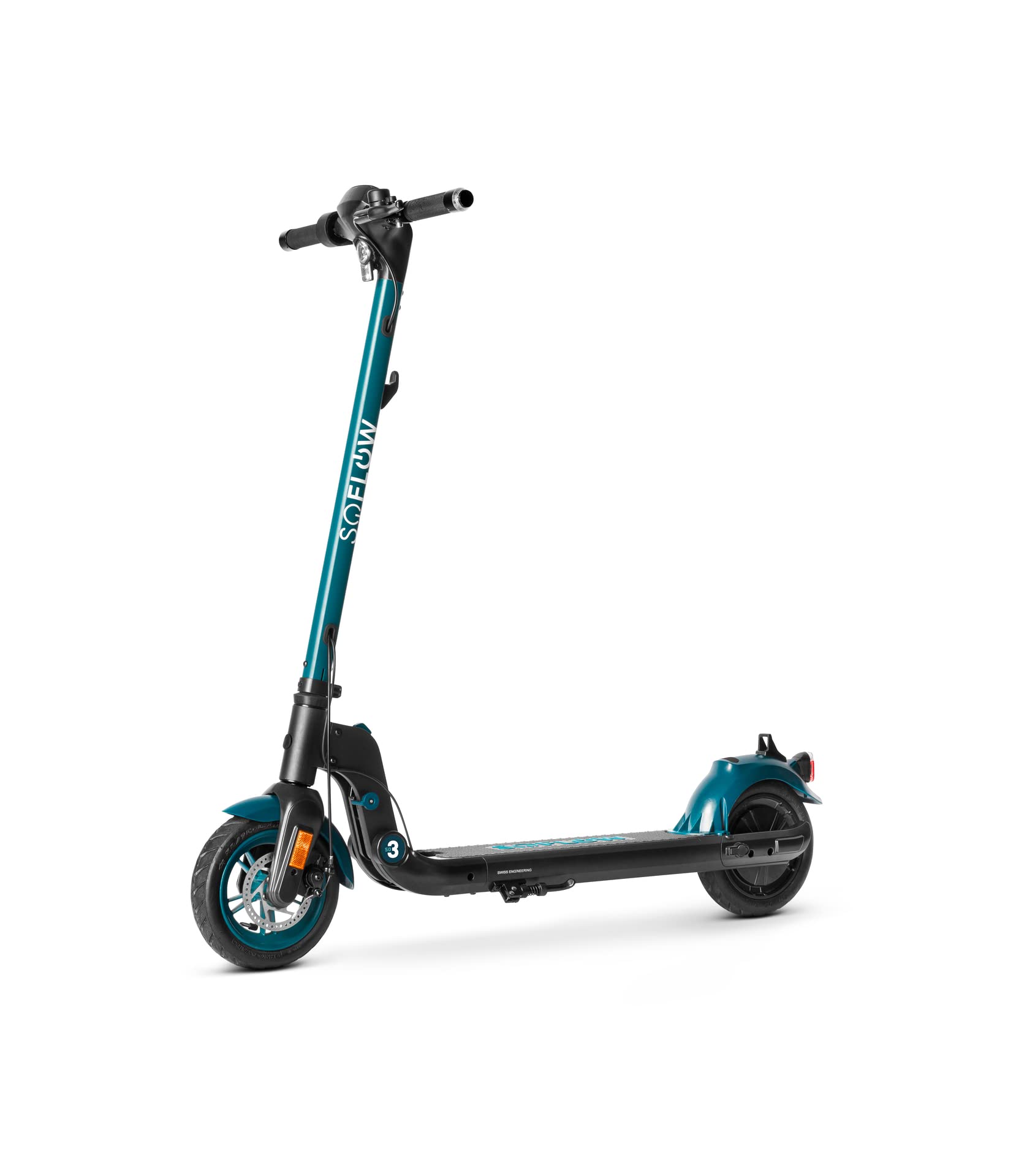 SoFlow SO3 Pro E-Scooter mit Straßenzulassung, Türkis/Schwarz