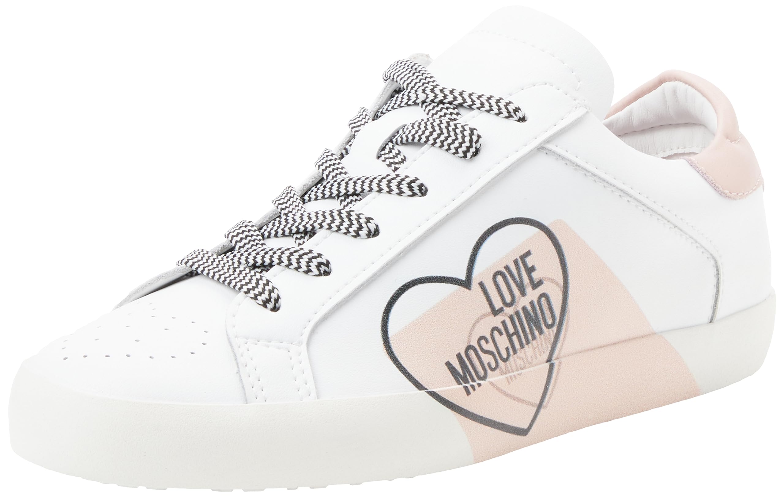 Love Moschino Damen Sneaker, Bianco, 40 EU