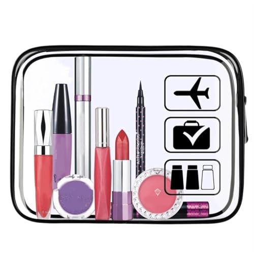 Transparente Make-up-Tasche mit Reißverschluss, Organizer-Box for Männer und Frauen, Reisen, durchsichtige Kosmetiktasche, Kulturbeutel Kosmetiktasche Set