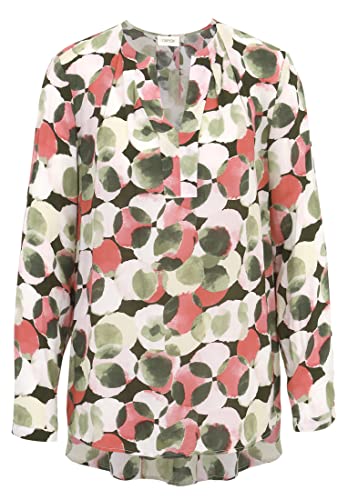 Cartoon Damen 8233/7081 Bluse, Khaki/Pink, 36