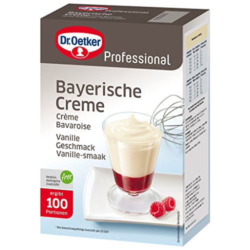 Dr. Oetker Professional Bayerische Creme, Dessertcreme, Dessertpulver in 1 kg Packung