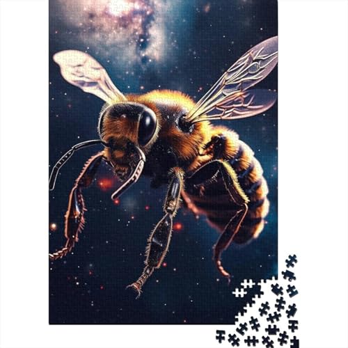 1000 Teile für Erwachsene, schwierige Puzzles, Cosmic Bee für Erwachsene, 1000 Teile Puzzlespiel, Spielzeug für Erwachsene, Familienpuzzle, Geschenk (Größe 75x50cm)