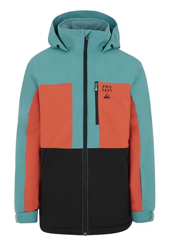 Protest Boys Ski- Und Snowboardjacken PRTBUZZERD JR Atlantic Green 140